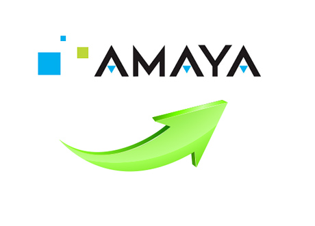 Amaya Stock Growth - Illustration - Concept - Green Arrow