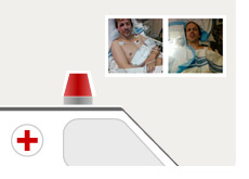 Ambulance light - Illustration - Phil Laak hospitalized