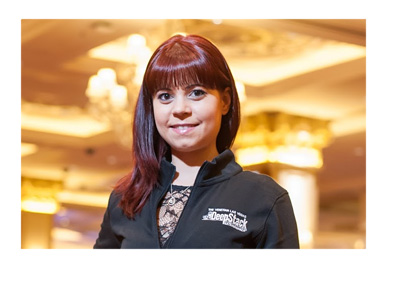 Annette Obrestad representing the Sands Casino Poker Room - Promo photograph