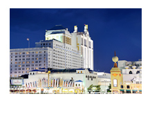 The Atlantic City Boardwalk at night - Photo