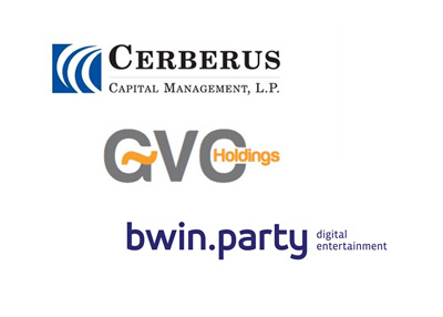 Cerberus Capital Management, GVC Holdings and Bwin.Party Digital Entertainment - Company logos