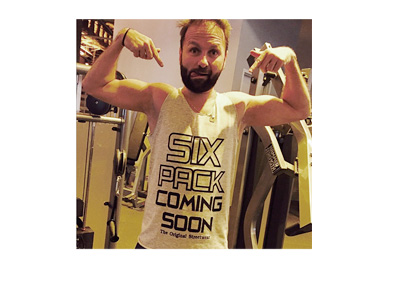 Daniel Negreanu Instagram photo - Six Pack Coming Soon
