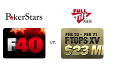 -- Pokerstars F40 vs. Full Tilt FTOPS XV --