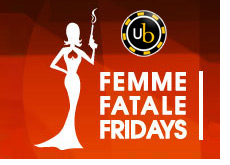 poker room ultimate bet - femme fatale featuring tiffany michelle - logo - promo