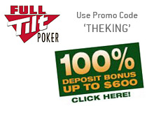up to 600 dollars free - 100 deposit bonus at full tilt poker room
