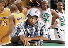 phil ivey betting on the lakers - boston nba finals