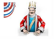 King reporting on the 2012 U.S. Presidential Elections