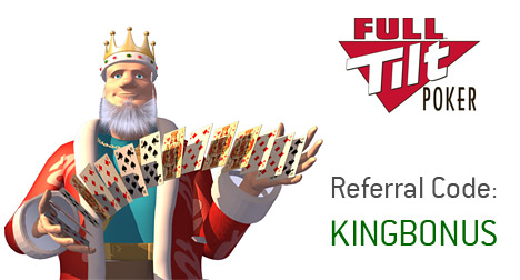 -- The King is presenting the 2010 Full Tilt Referral Marketing Bonus Code to his visitors --