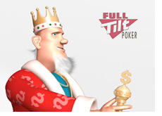 poker king looking at the full tilt logo