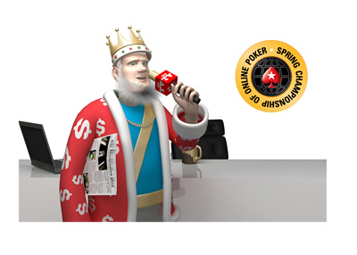 The King is doing a report on the 2016 Spring Championship of Online Poker (SCOOP)