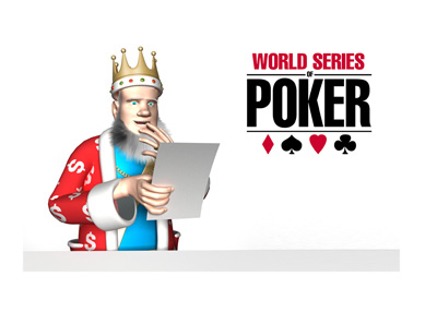 The King is reading the latest news on the upcoming WSOP tournament schedule