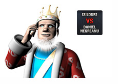 The King is speaking on his mobile phone - Pokerstars Superstar Showdown