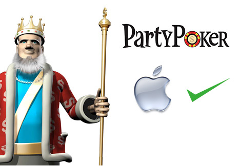 King presenting PartyPoker for Mac software