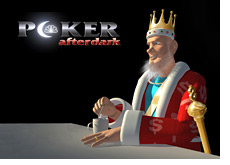 -- king presenting poker after dark --
