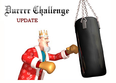 king is updating his readers about the durrrr challenge