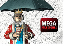 Poker King is reporting in the rain - Pokerstars Mega Milestones promotion is on