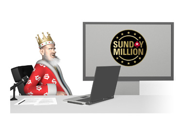 The King report on Pokerstars Sunday Million (Ten Million this month) - Studio, TV