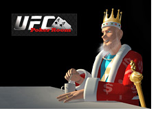 -- poker king having his coffee - thinking about the new ufc poker room --