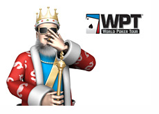 King in Vegas next to the WPT logo