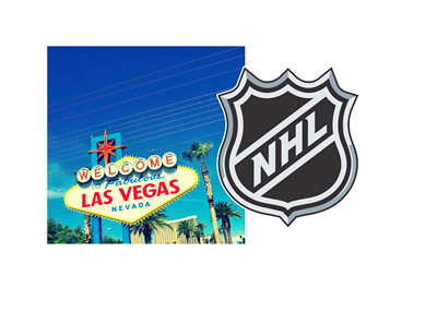 Las Vegas Nevada and NHL - Composite photo - City symbol and the National Hockey League logo