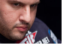 Close-up of Michael Mizrachi at the World Series of Poker 2010