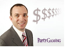 partygaming ceo mitch garber - with dollar signs