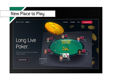 Runitonce is a new place to play poker on the net.  Extensive library of learning material is available.