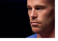 Patrik Antonius with a mean stare