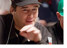 Phil Hellmuth making a move at the World Series of Poker - WSOP