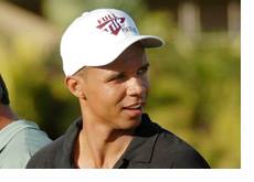 Phil Ivey on the golf course