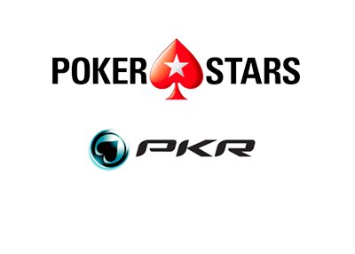 Pokerstars and PKR.com logos - Brands as they are in year 2017.