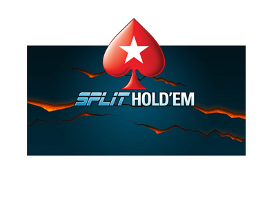 Pokerstars Split Holdem - Cash Game - Logo - Year is 2018.