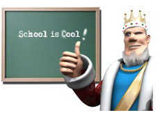 school is cool king