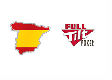 Map of Spain and Full Tilt Poker logo