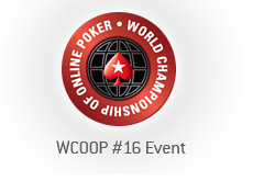 -- world championship of online poker - wcoop - event 16 --