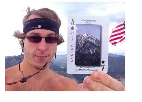 William Reynolds Twitter Picture - Holding an Ace - American Flag