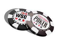 -- Two World Series of Poker Chips - 3D Art --
